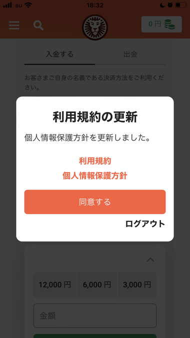 カジノレオ（旧レオベガスカジノ）の登録画面