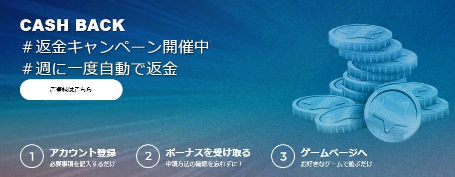 リリベットカジノのボーナス