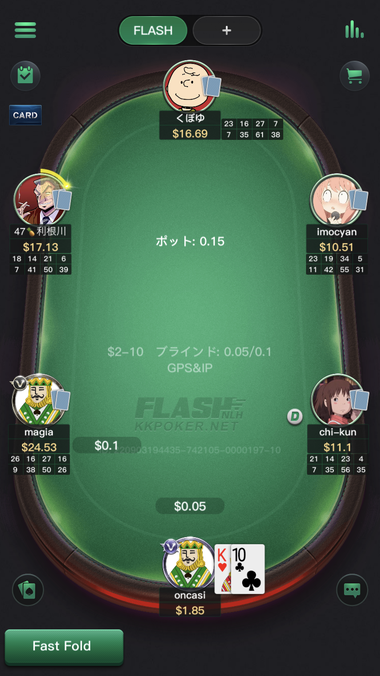 3秒に1回ほどのスピードでメンバーが変わっていきます。