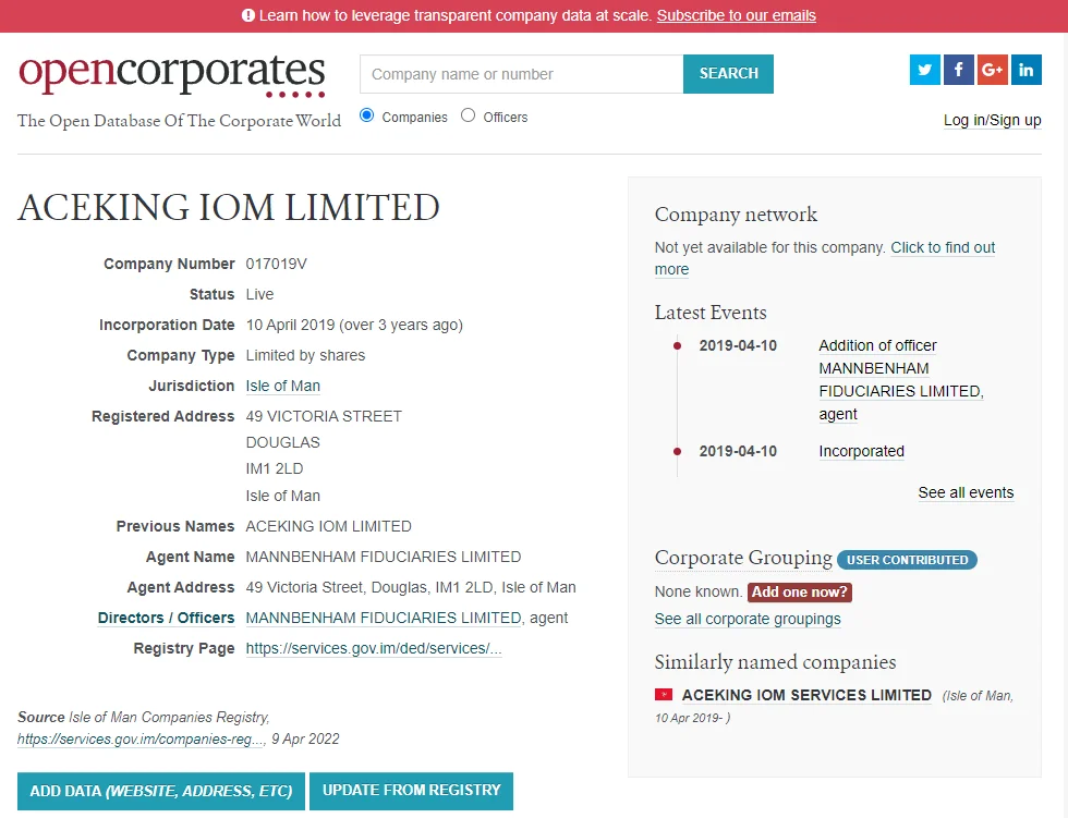 opencorporates