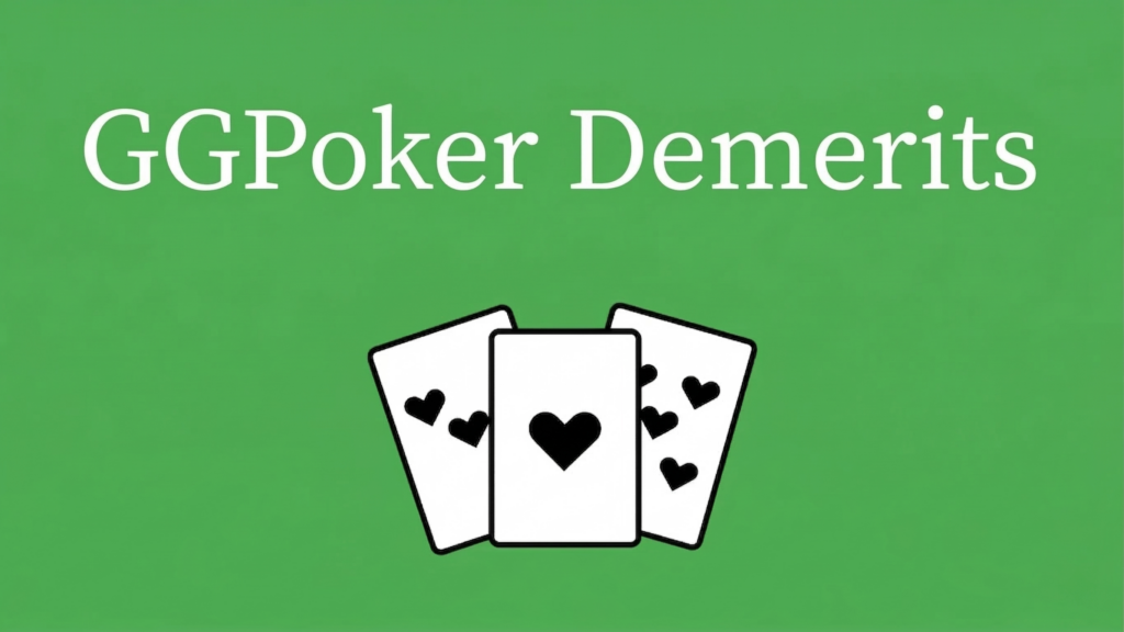 Disadvantages of GGPoker