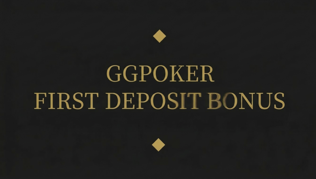 GGPoker First Deposit Bonus