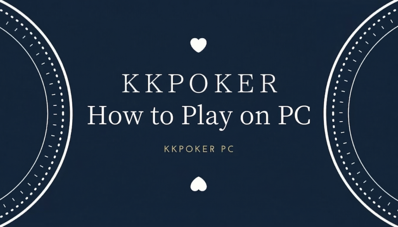 kkpoker how to play on pc