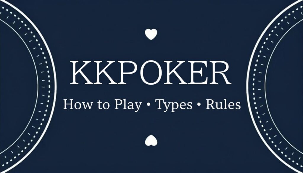 kkpoker howtoplay・types・rules