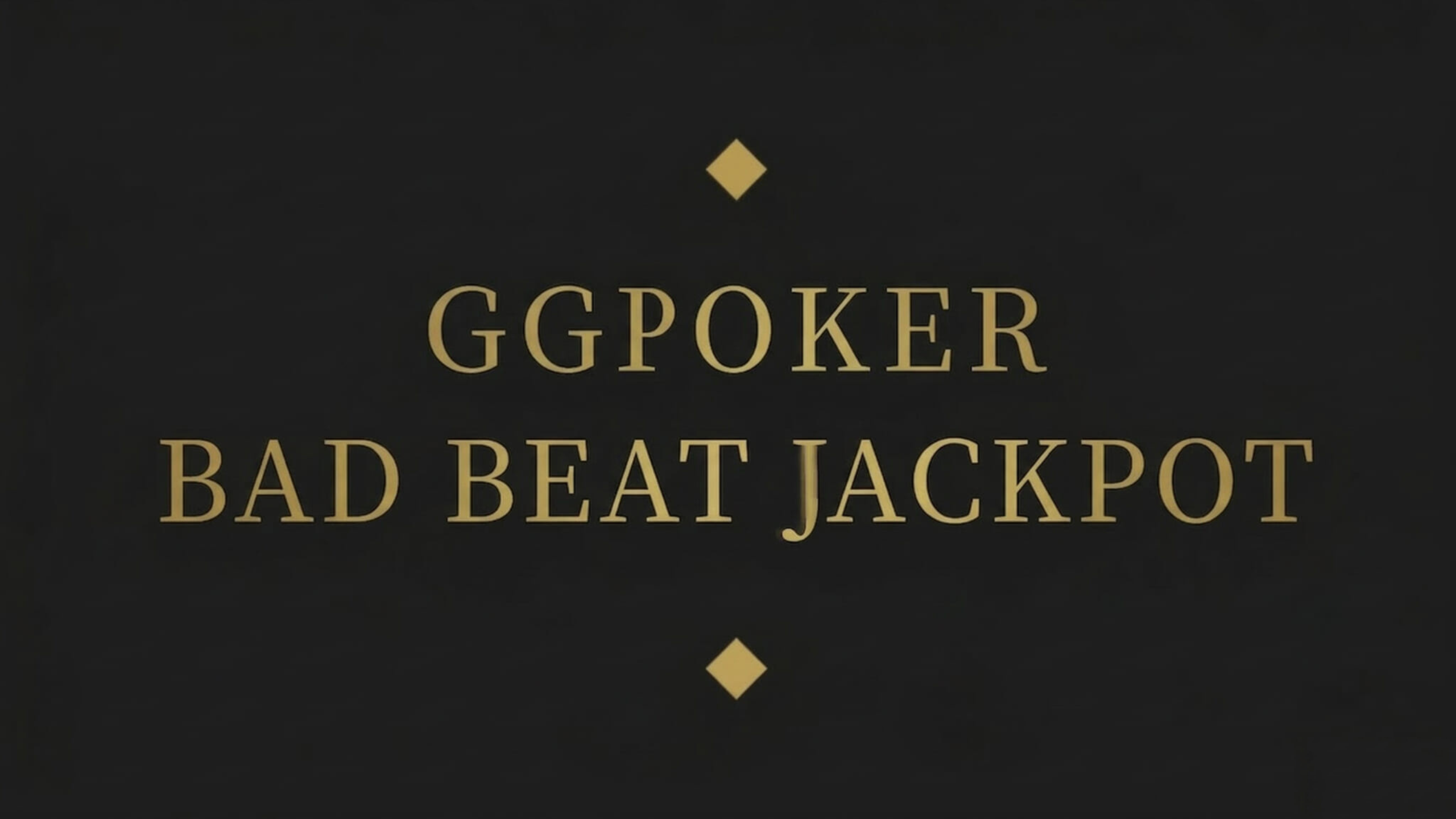 GGPoker Bad beat jackpot