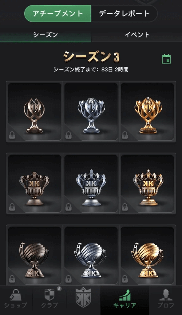 アチーブメントシステム