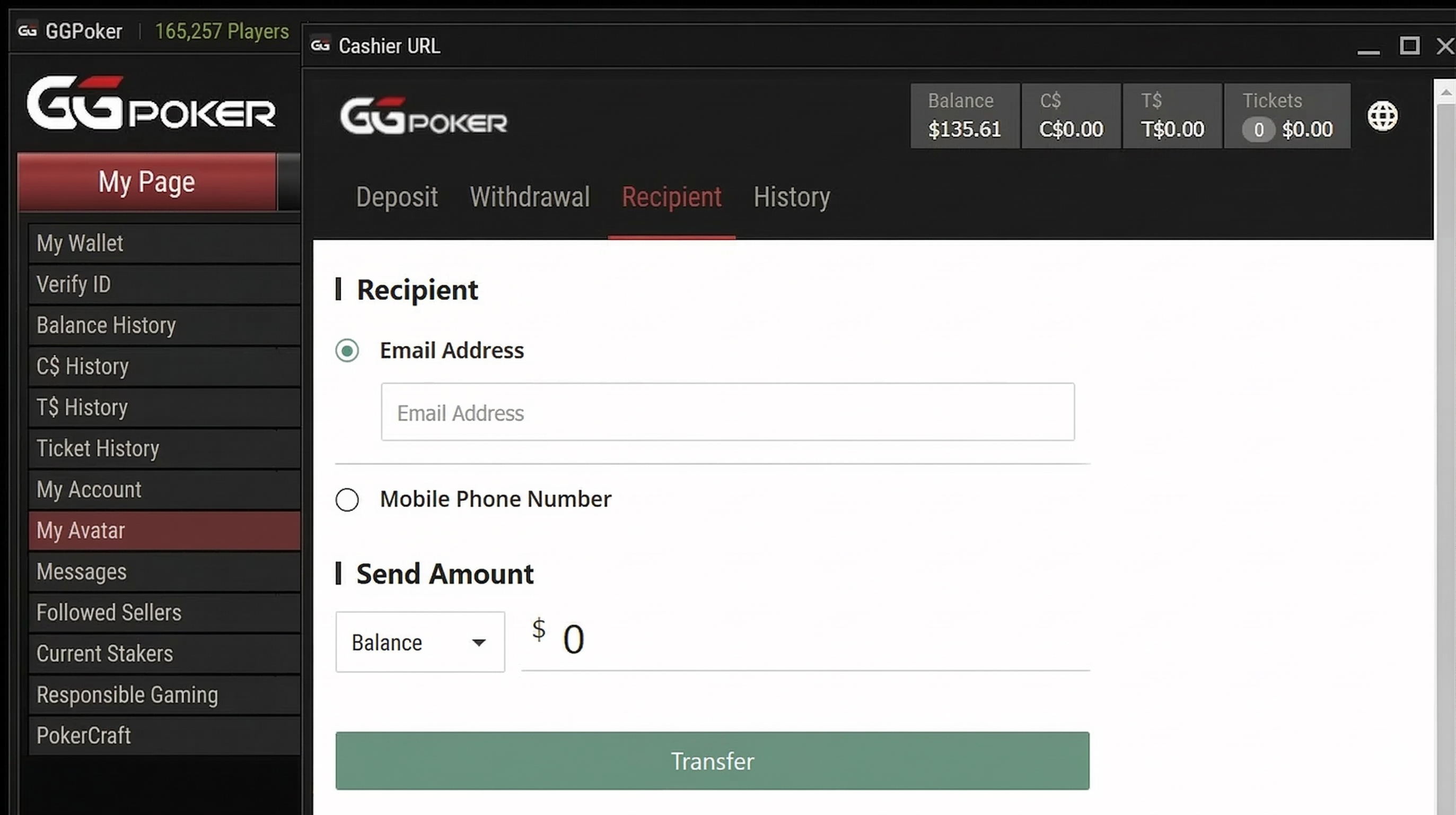 Sending Money from Acquaintances/Friends