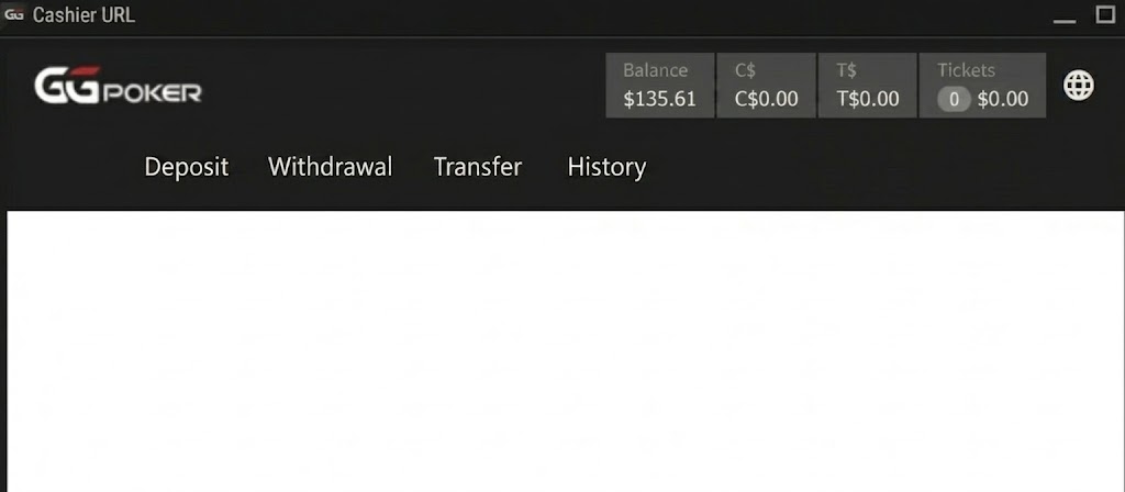 cancellation begins immediately, and the screen becomes white like above.