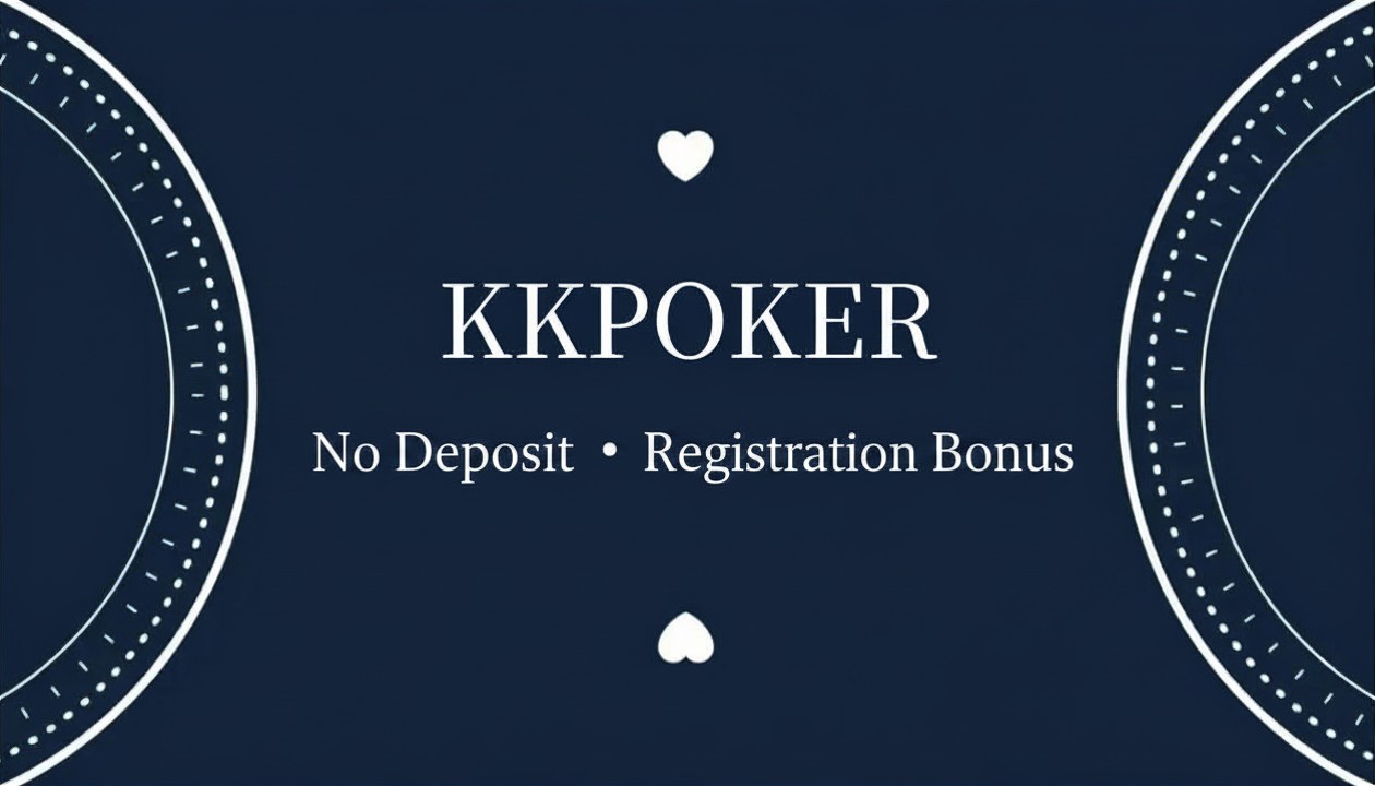 kkpoker no deposit・registration bonus