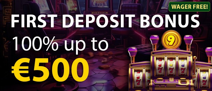 初回入金ボーナス：100% 最大500ユーロ