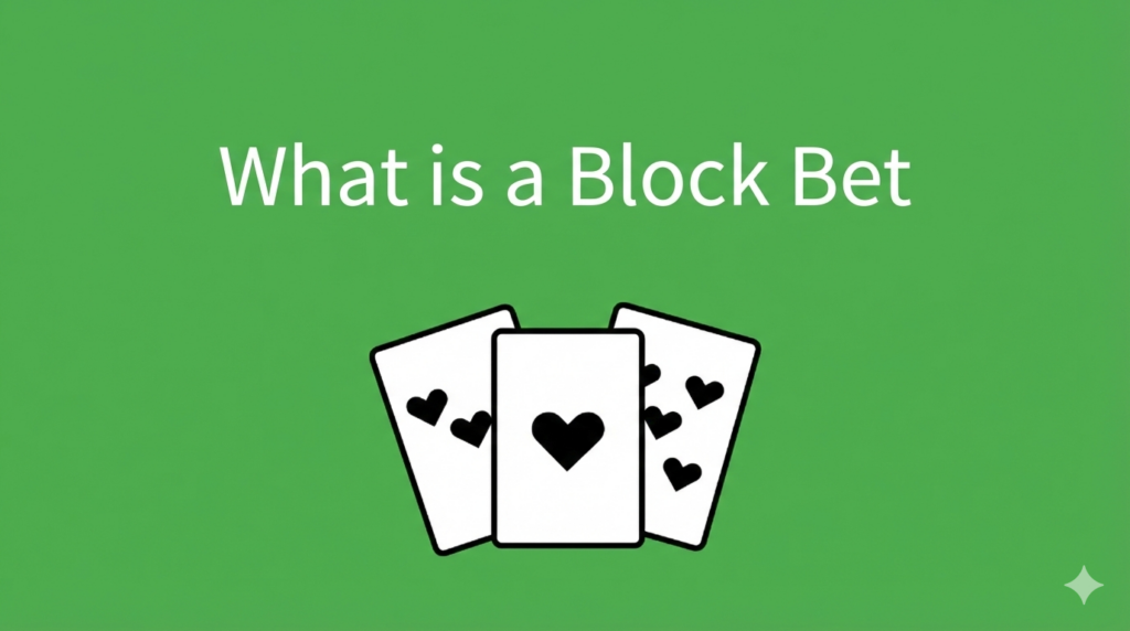What is a block bet