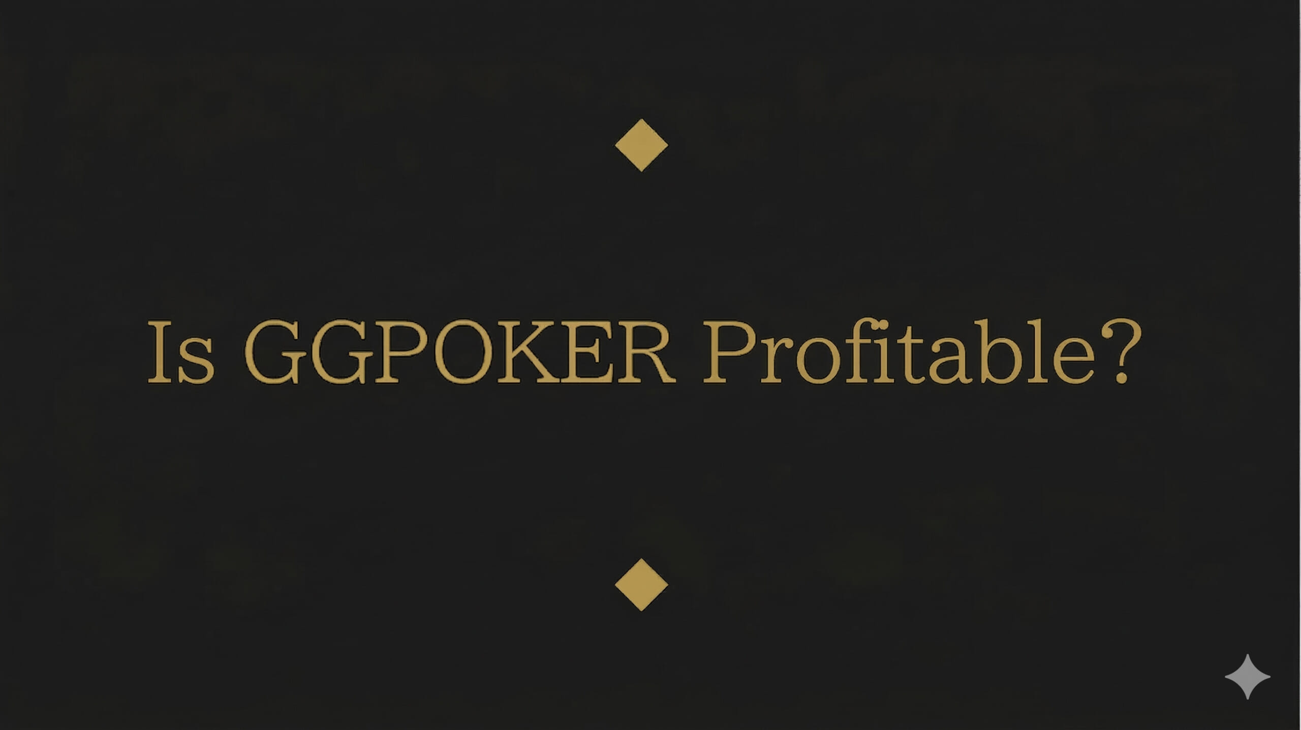 GGPoker profit