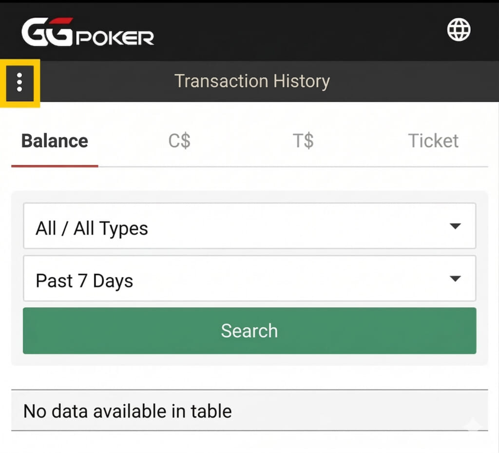 GGPoker deposit