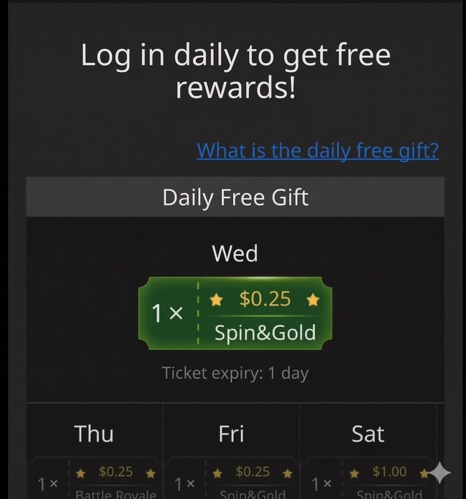 GGPoker daily freebie bonus