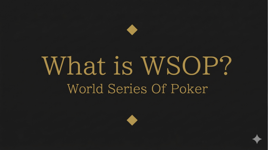 What is WSOP (World Series Of Poker)?