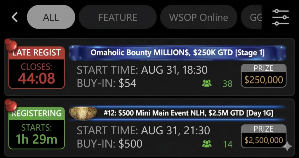 Tournaments