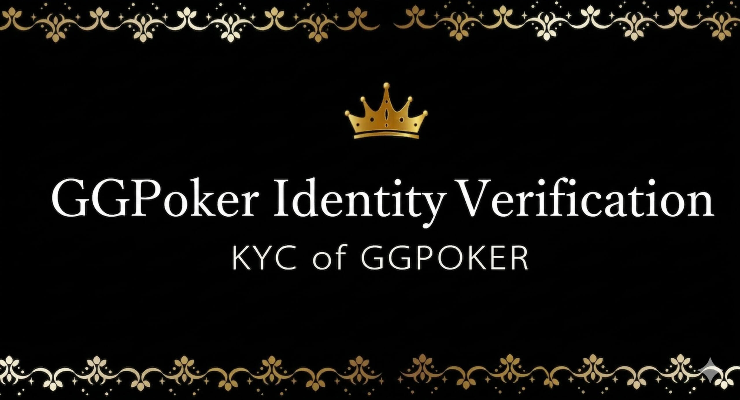 GGPoker ID verification KYC