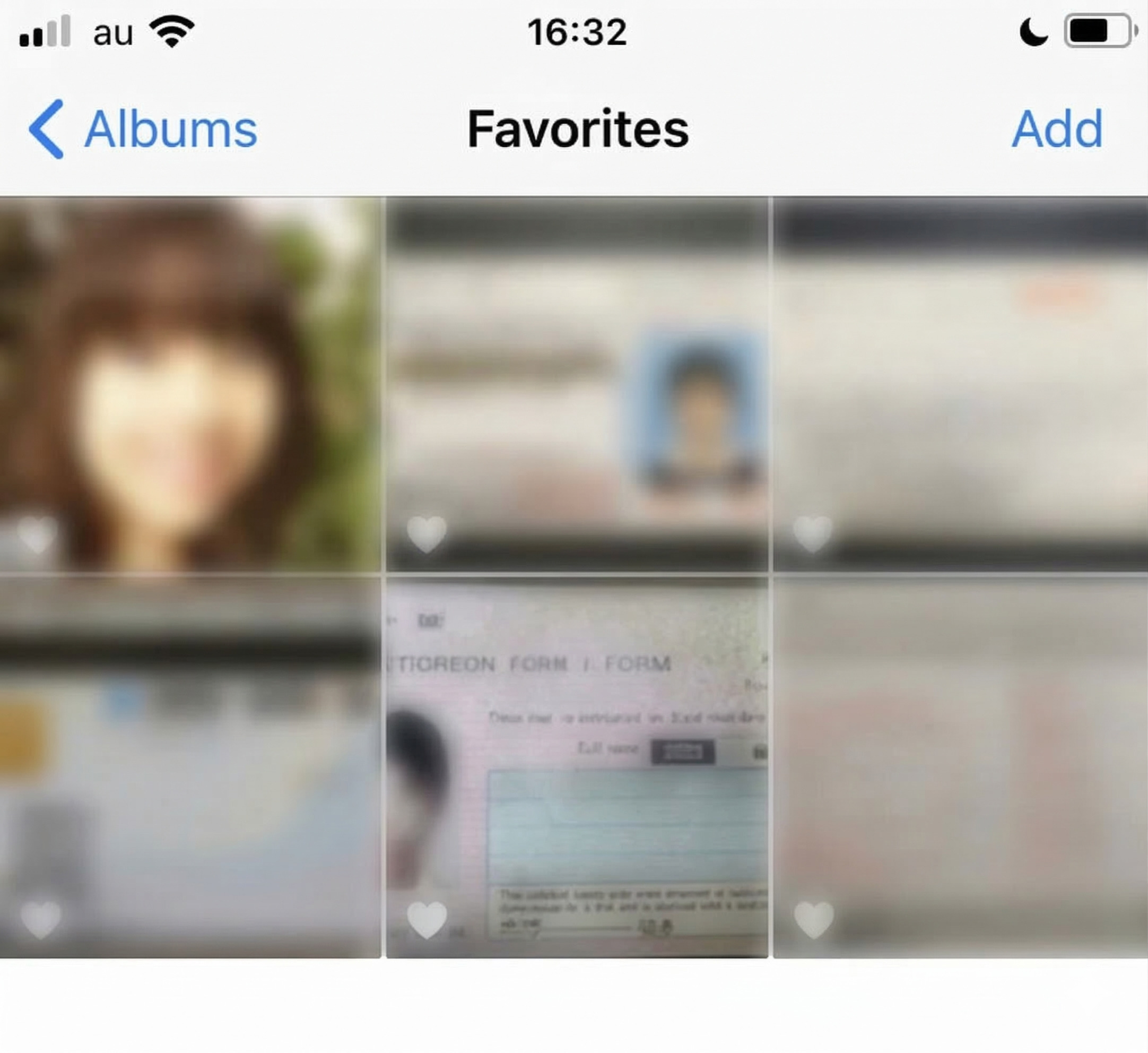 It is convenient to create an ID photo album in your library like this.