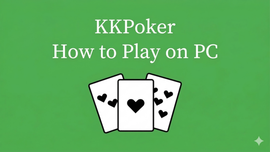 How to play KKPoker on PC