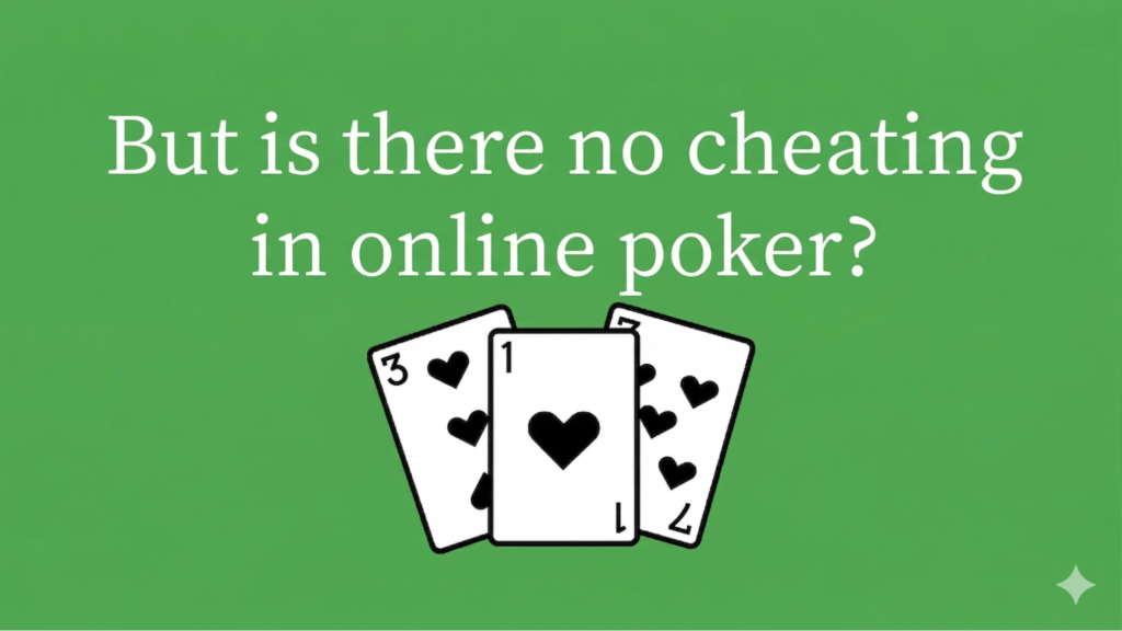Is There No Cheating in Online Poker?