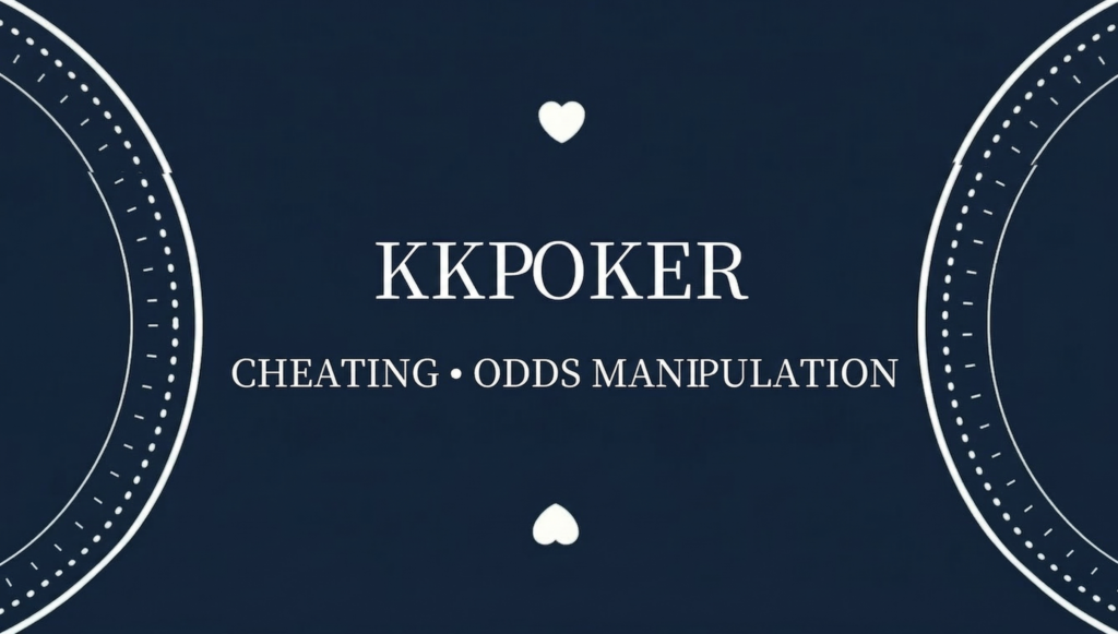 KKPOKER CHEATING . ODDS MANIPULATION