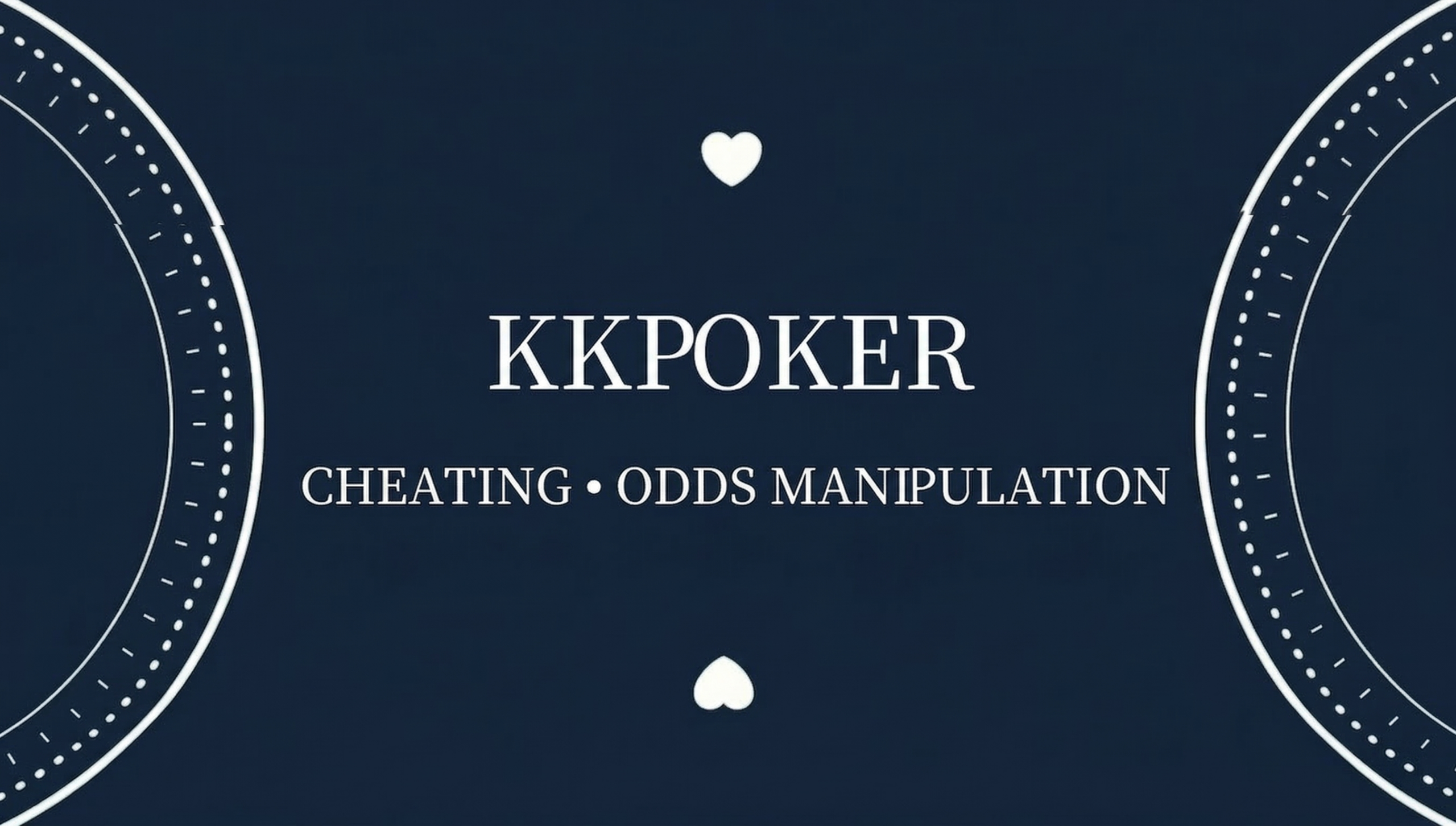 KKPOKER CHEATING . ODDS MANIPULATION