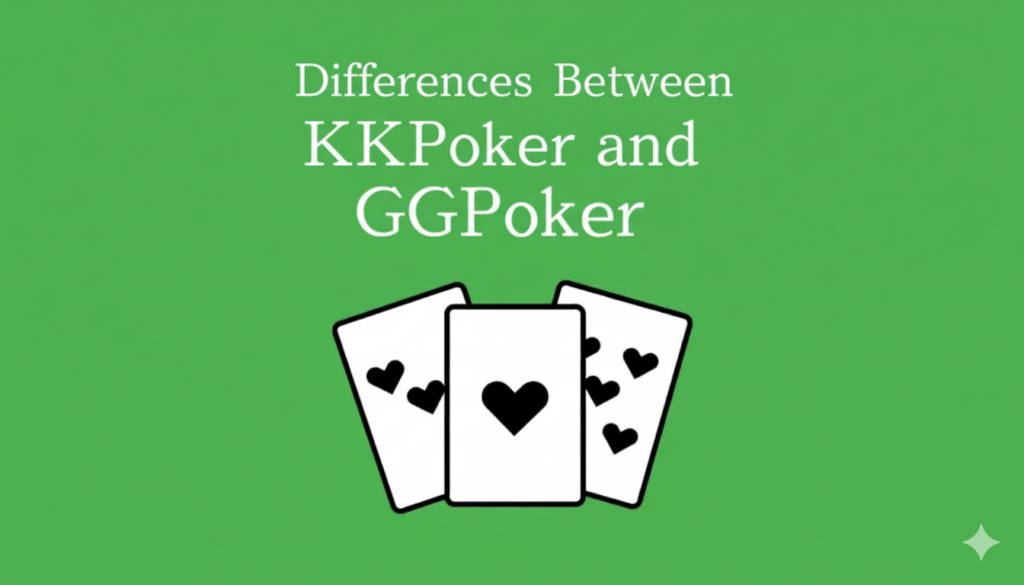 KKPoker and GGPoker differences