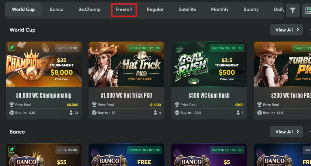 How to Join BC Poker Freerolls