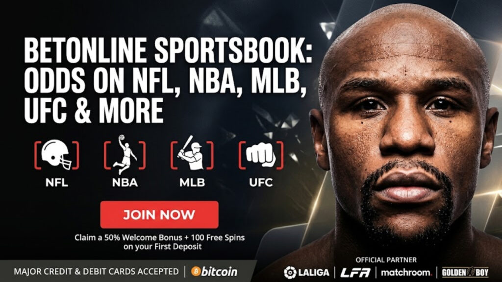 BetOnline Sportsbook: Odds on NFL, NBA, MLB, UFC & More