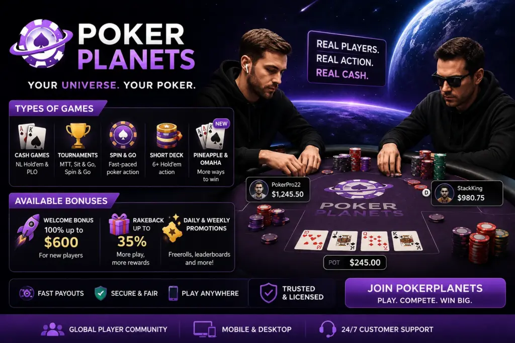 PokerPlanets page