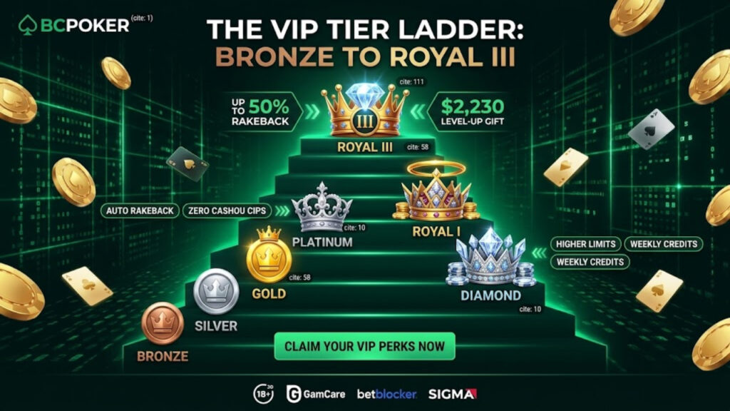 The VIP Tier Ladder: Bronze to Royal III